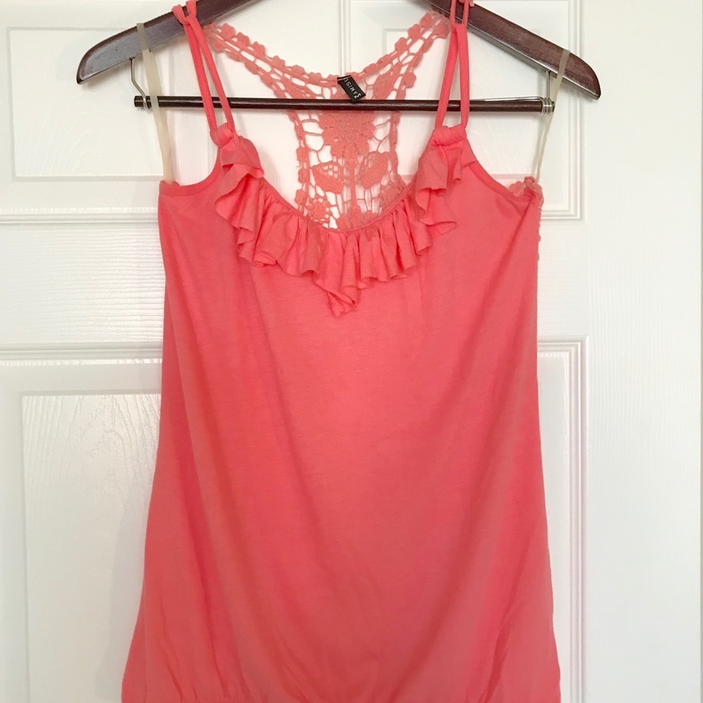 Coral tank top